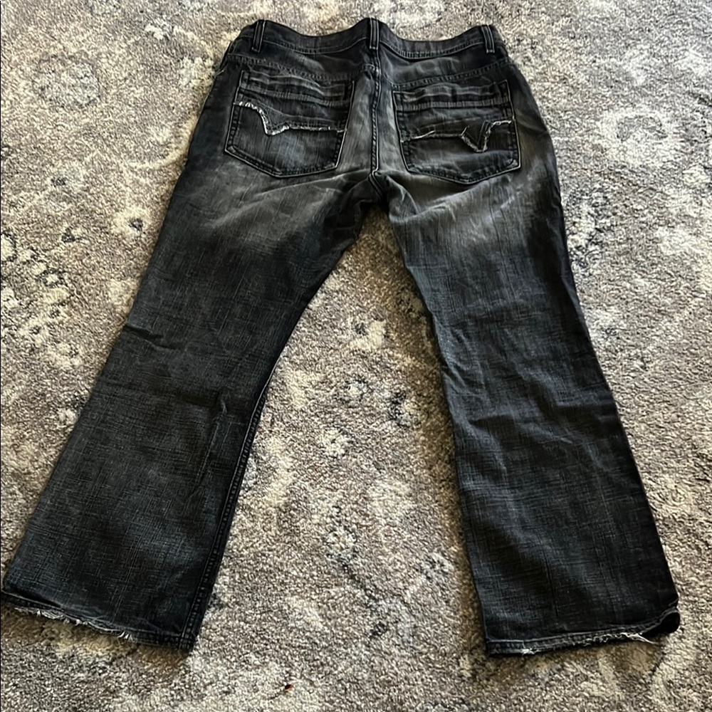 INC International Concepts Black Straight Jeans - Picture 5 of 6